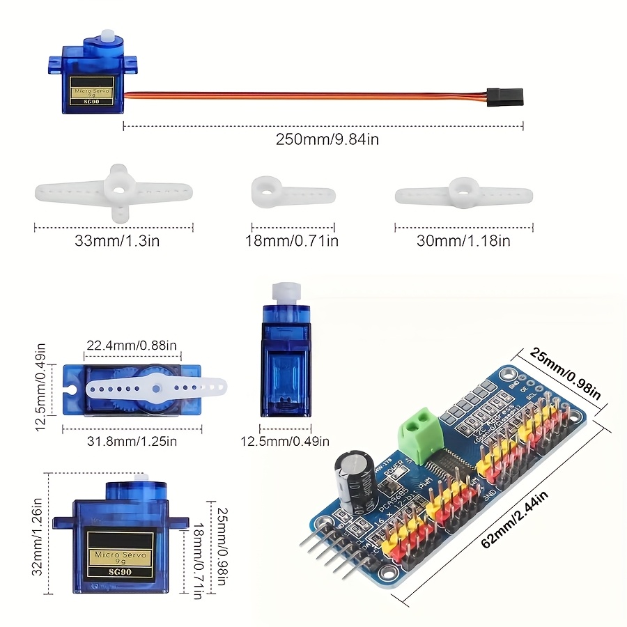 5 adet SG90 9G Servo Motor + 1 - Servo Motor Sg90 incelemesi ve fiyatı