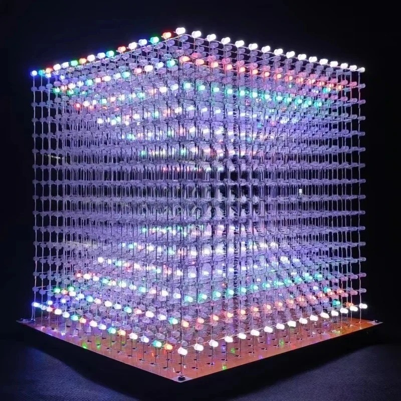 3 D16mini Işık Küpü Kiti 16x16 - Diy For Electronics incelemesi ve fiyatı