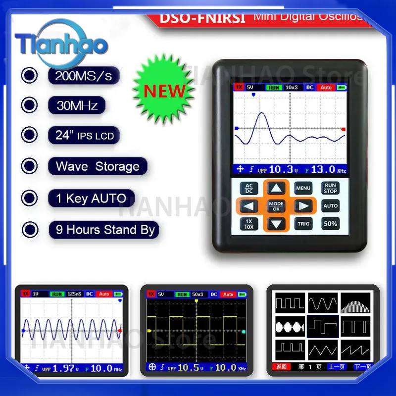 DSO El Tipi Mini Taşınabilir D - Oscilloscope Dso Mini incelemesi ve fiyatı