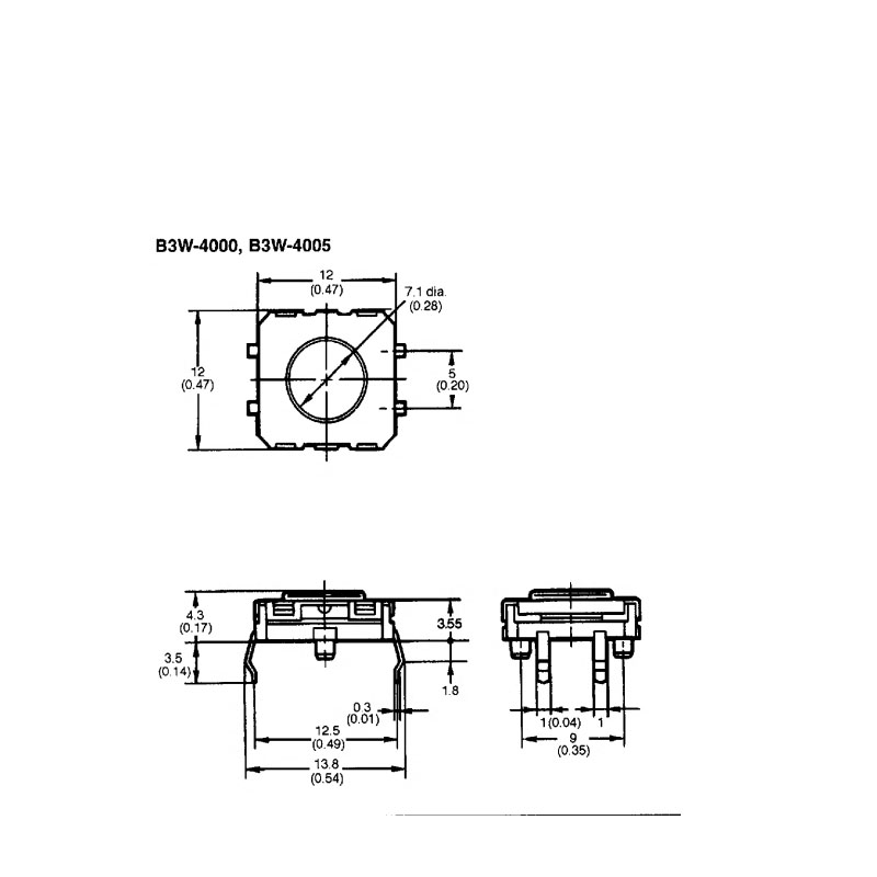 2 adet/grup japonya B3W-4000 m - Push Button Tactile incelemesi ve fiyatı