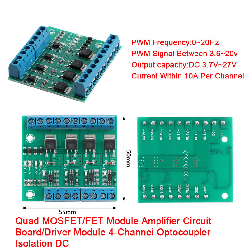 MOS FET F5305S 60N03 4 Kanallı - Diy Electronics Motor incelemesi ve fiyatı