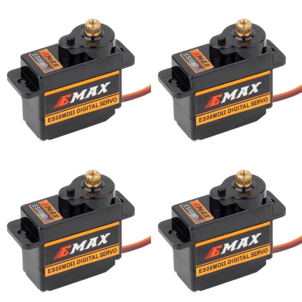 4 adet EMAX ES08MDII ES08MD II - Servo Motor Sg90 incelemesi ve fiyatı