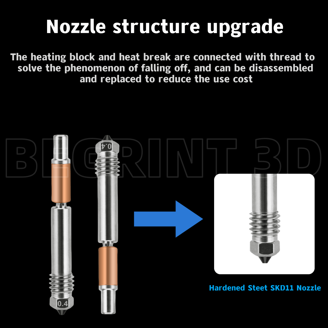Hotend Yükseltme TZ V6 3.0 Sıc - Creality Printer K1 incelemesi ve fiyatı