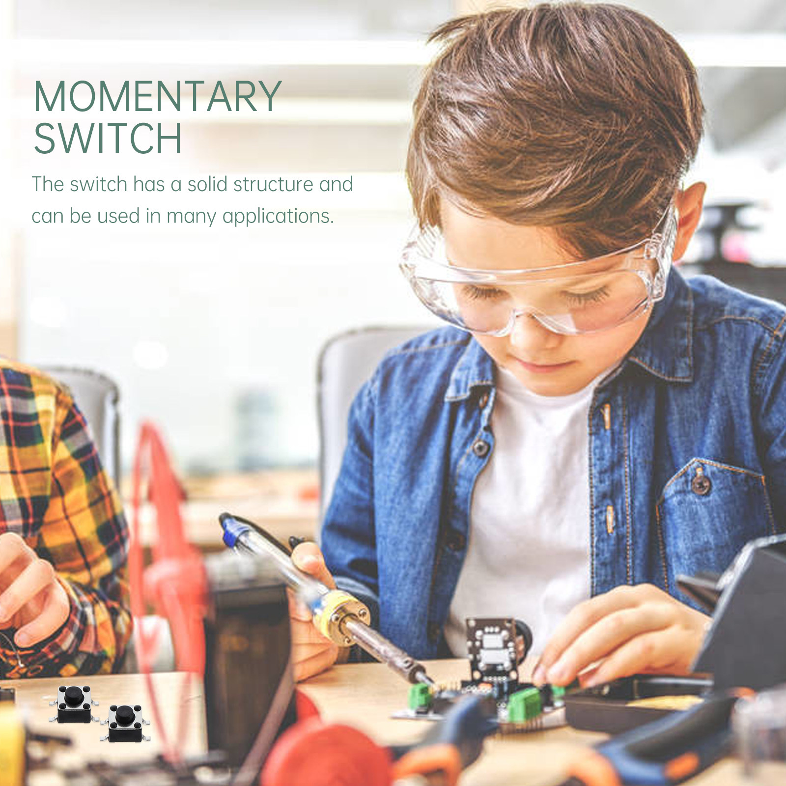 100 Adet Dokunsal Basmalı Düğm - Push Button Tactile incelemesi ve fiyatı